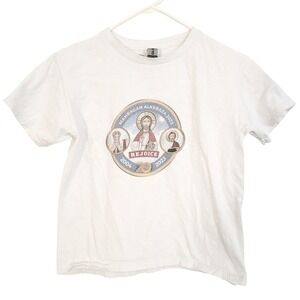 Mahragan Alkeraza 2023 Rejoice Gilden Youth Small White TShirt Deuteronomy 16:15